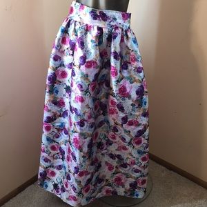 Floral ballgown skirt